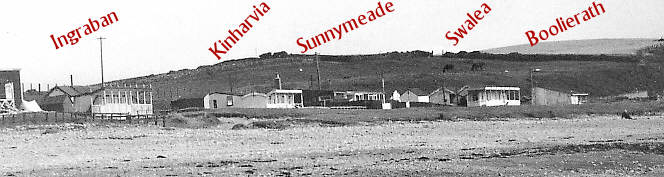 Beach bungalows south of Braystones station, c1920