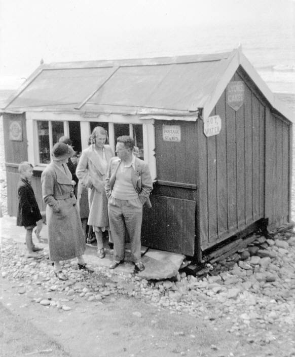 Braystones Beach shop in 1937; picture supplied by Tom Dalzell