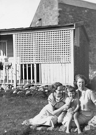 Beach hut at Sea Mill, St. Bees, 1936
