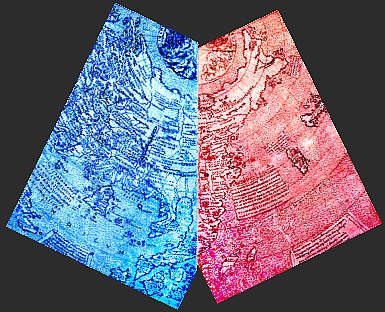 Northern regions on the Contarini world map, 1506