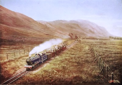 Passing Muncaster Fell; promotional image c1920