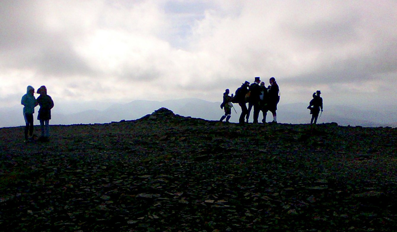 Windy weather on Skiddaw, 29 Sep 2018