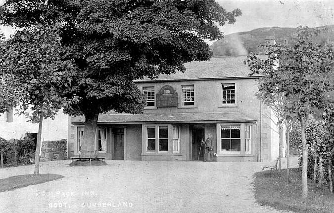 The Woolpack Inn, from a postcard sent in 1907