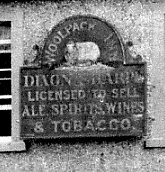 Detail of the inn sign