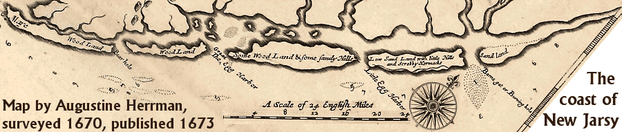 Augustine Herrman's map, 1673