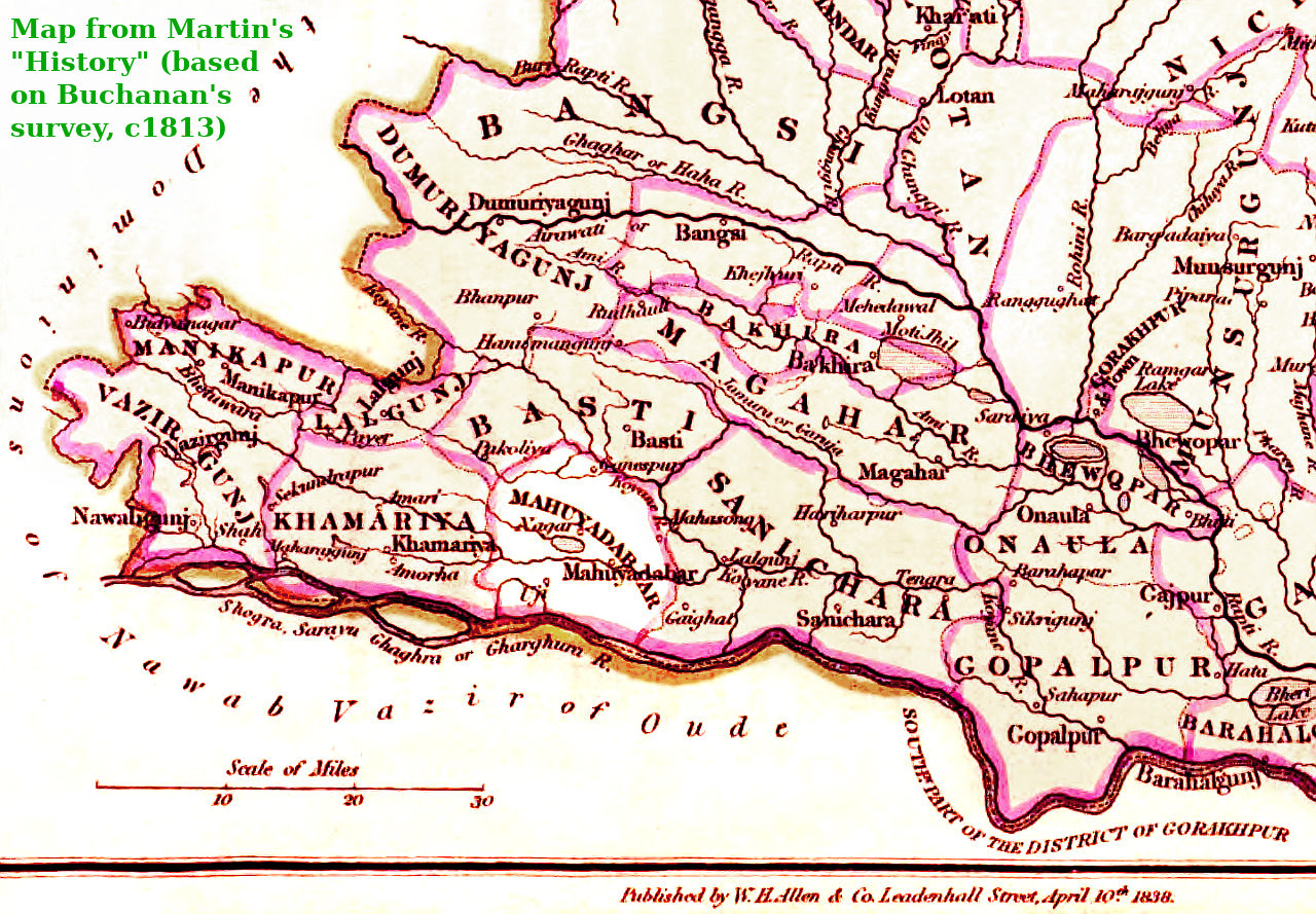 Map from Martin book, 1838