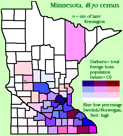 Swedes and Norwegians in Minnesota, 1870
