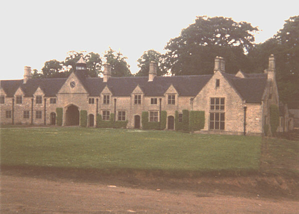 Nottinghamshire, England. Summer 1988. Stable block at Annesley Hall.