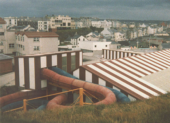 Antrim coast, Northern Ireland. Summer 1988. The back of the 
