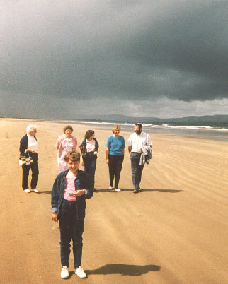 Londonderry coast, Northern Ireland. Summer 1988. Downhill Strand.