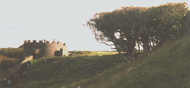 Londonderry coast, Northern Ireland. Summer 1988. Lady Erne's Seat, Downhill.