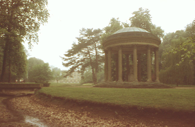 Versailles, France. Spring 1985. Temple of Love in the park.
