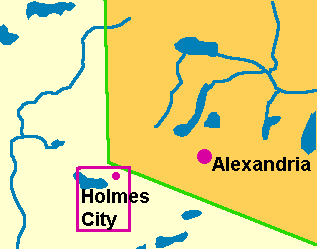 The 1851 treaty boundary in Douglas County